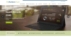Desktop Screenshot of mydoctorschart.com